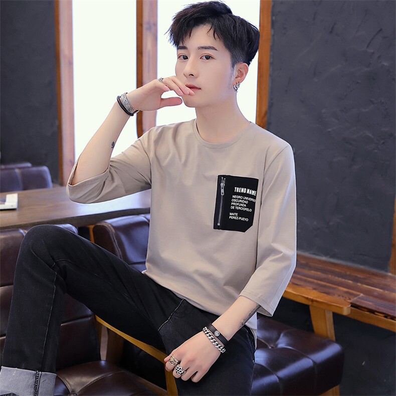 家乐2021-短袖t恤男士韩版个性潮流圆领丅中袖体恤上衣服夏季,男装T恤,电商D310（原电商305）