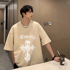 麂皮绒短袖t恤男大码半袖男JD82268-P25，男装T恤，电商A040