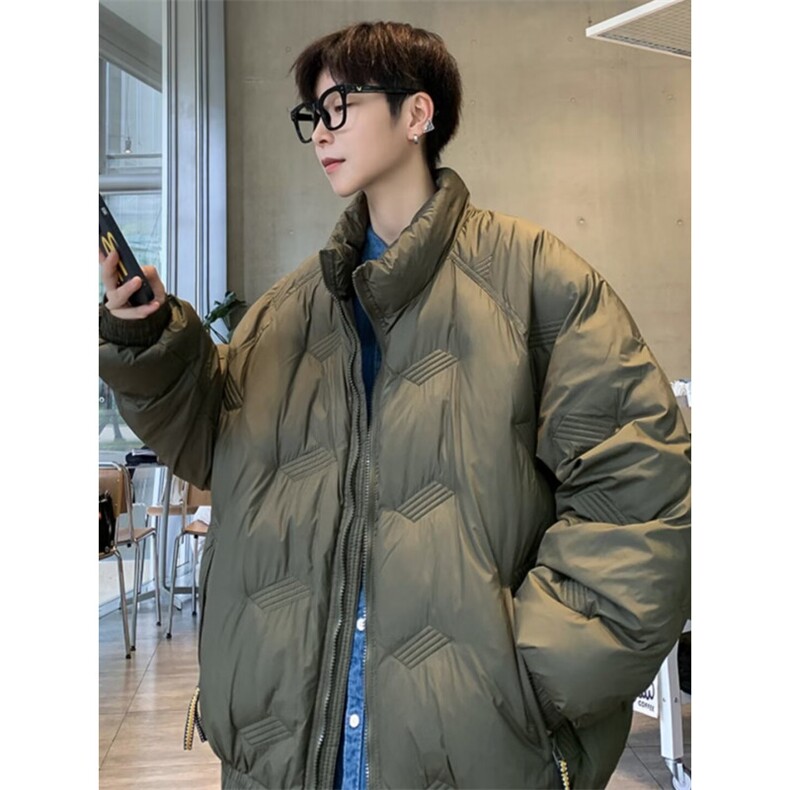 JY333-P78潮男冬季复古飞行员棉袄子加厚男士立领棉衣网图,男装棉衣,星座1501-3