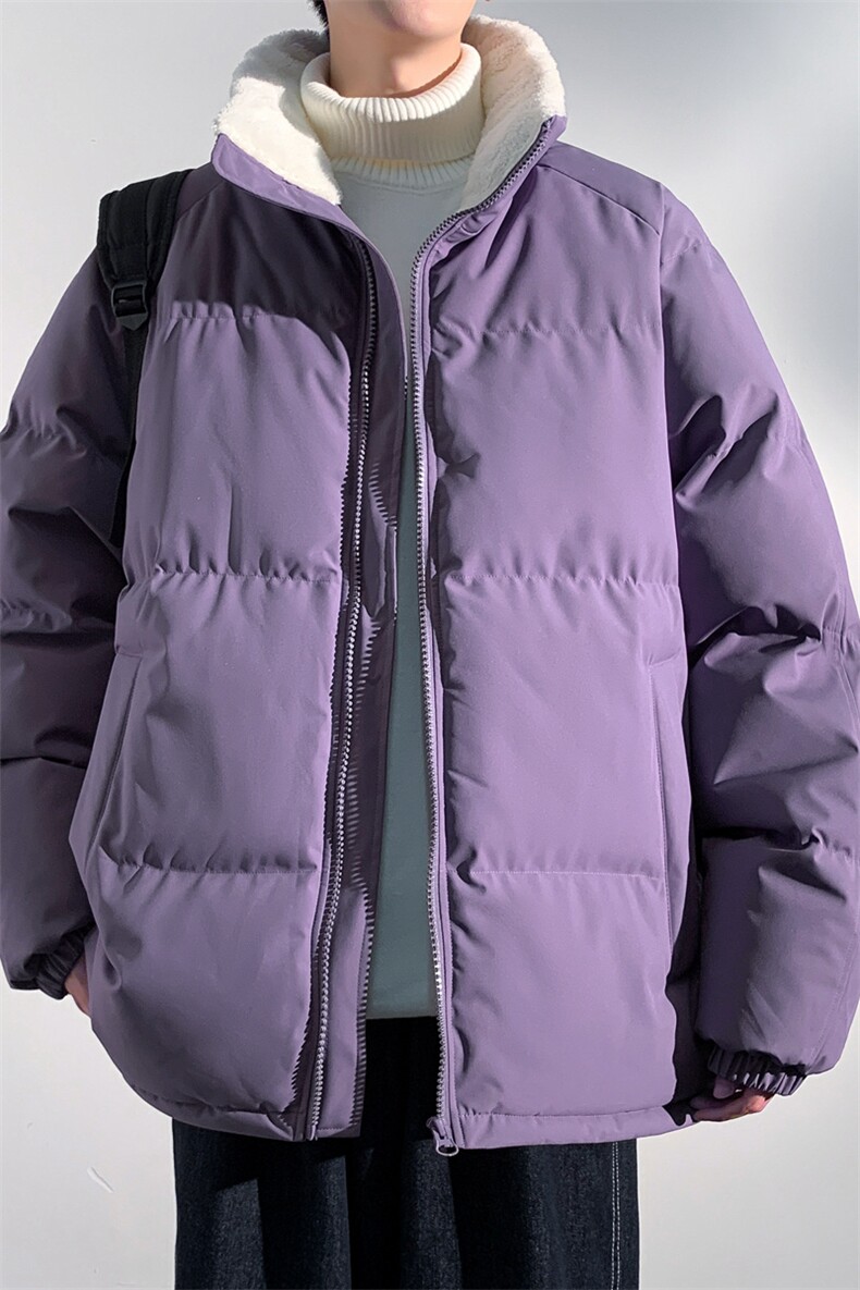 抖音直播连帽棉衣假两件加厚棉袄情侣款百搭面包服MY111-P65,男装棉衣,星座1402-1