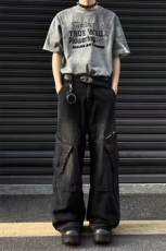 美式工装牛仔裤嘻哈ins潮高街潮流痞帅长裤KZ22A280--TP55，男装牛仔裤，电商A247C