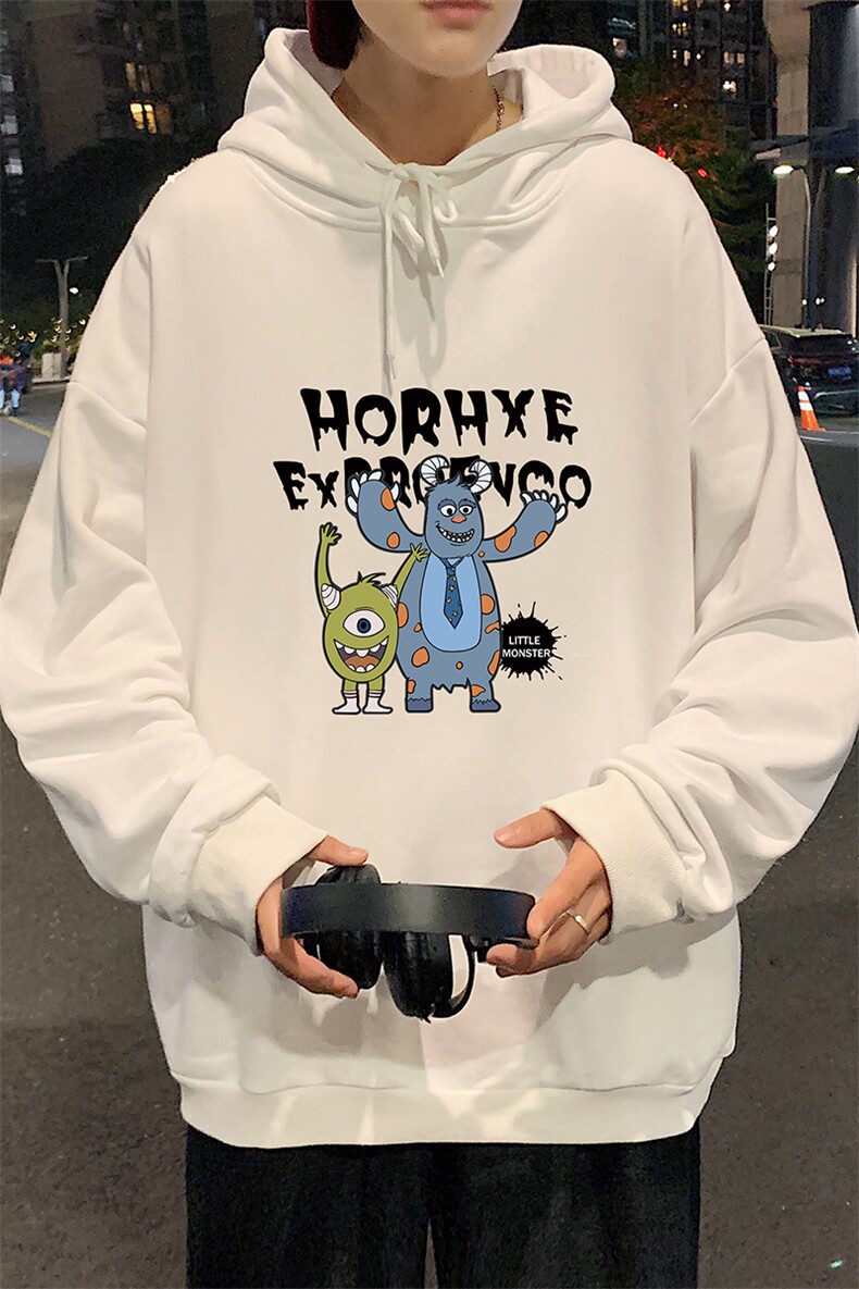 WY2048-P35加绒款-P40纯棉连帽卫衣男大码运动帽衫宽松薄外套男,男装卫衣,电商A040