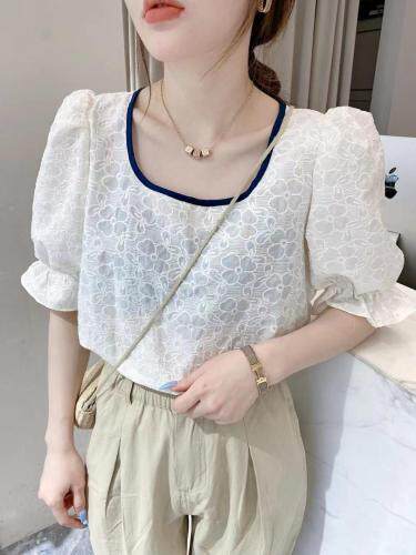 现货：夏季新款小衫，女装，花之妖影