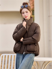 2025冬装新款时尚立领羽绒服，女装羽绒服，鑫鑫格