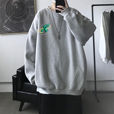 WR情侣印花圆领秋冬卫衣常规P28加绒P38S-5XL支持定制，男装卫衣，星座115A-3