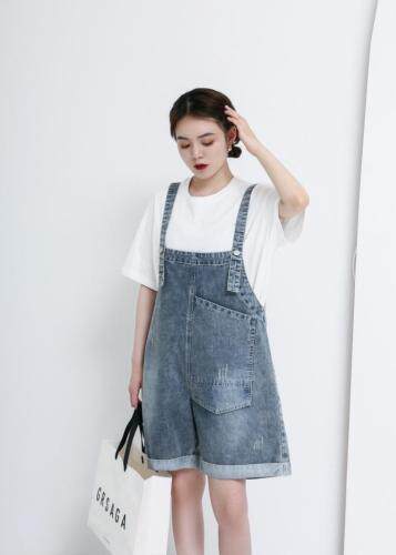 背带裤，女装，E·呀