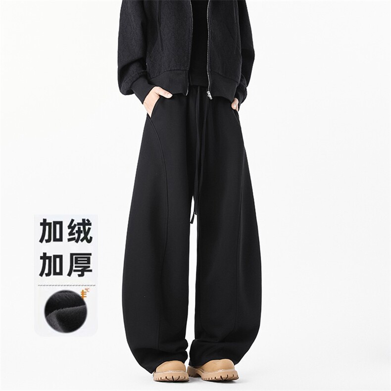 B258-K2939加绒45控98 抖音品质 弯刀卫裤 65%棉35%聚酯纤维图片