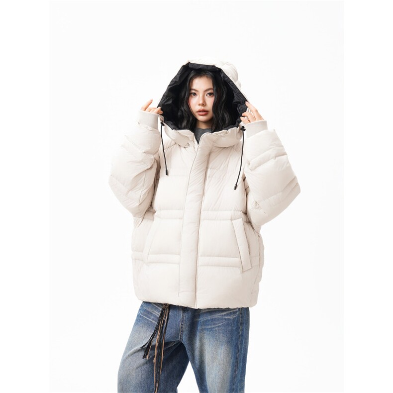 90%绒新标有报告连帽韩版宽松羽绒服上衣Y986/P350现货,男装羽绒服,星座202-3