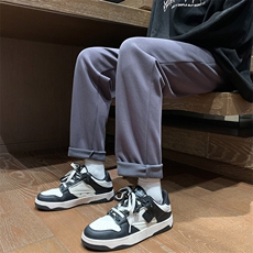 港风秋冬西装裤四色裤头宽松休闲长裤男K23309-P45控58，男装西服套装，星座717