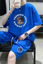 ！直播重磅推荐！2022夏季男士华夫格短袖T恤套装HTZ03P50，男装T恤，电商B220