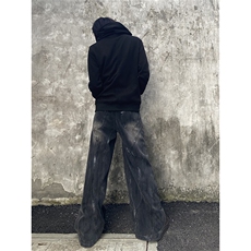 不规则拉链巫师帽卫衣ZW0109-P80，男装卫衣，星座313A(原308A-2)