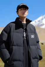 2024冬季新款cityboy大码印花立领棉衣M-5XHM24549-13-特P50，男装棉衣，电商A022