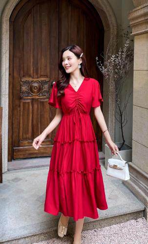 [现货]夏季新款连衣裙，女装连衣裙，德尔菲娜