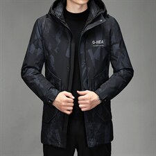 冬天户外迷彩羽绒服男冲锋衣连帽保暖休闲外套男工装LD2229-P285图片