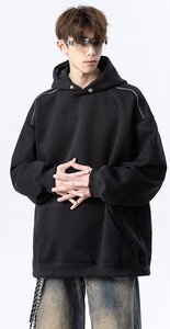 2025春季新款男士潮牌连帽卫衣图片