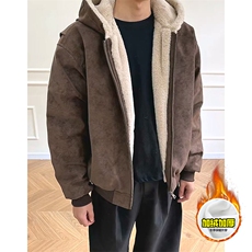 现货高品质美式冬季重磅座山雕大毛毛领pu皮棉衣男女加厚外套，男装皮衣，电商A486