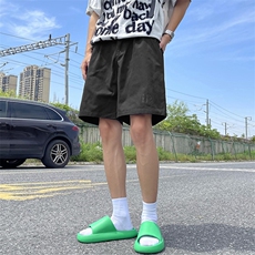 粉色多巴胺速干五分裤子大码情侣款夏季新款225-2-K603-P28，男装牛仔裤，星座225-2