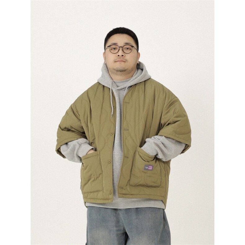 1506-1/M22971/P72冬款日系简约葫芦纹宽松短袖外搭叠穿棉衣男,男装T恤,星座1506-1