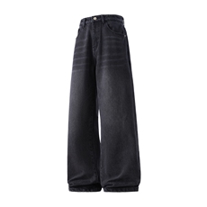 加绒加厚牛仔裤男士冬2025新款美式潮牌复古直筒休闲裤JR6606-P62，男装牛仔裤，星座610（原A335）