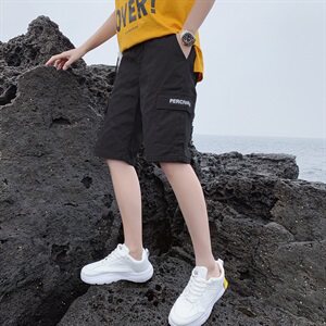 夏季短裤男2021新款外穿宽松五分裤帅气工装裤半腿裤S501图片