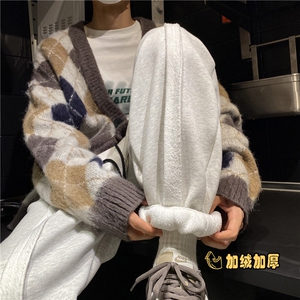 抖音品质港风新款中缝潮流束脚卫裤休闲裤B315-K23495-P65控78图片