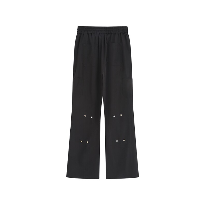冰丝微喇背面合扣休闲裤K109平铺92%聚酯纤维8%氨纶(S-2XL)TP25,男装休闲裤,电商A088