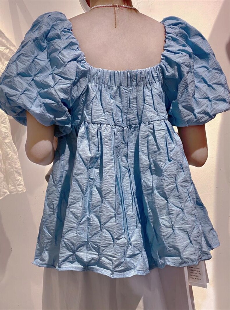 肌理感娃娃衫，其它，驿谷