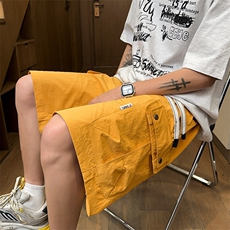 酒店-现货大码短裤美式高街潮牌高级设计感五分速干裤DK815P32，男装牛仔裤，星座301B-2（原A443-1）