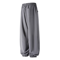 冰丝垂感束脚弯刀休闲裤K024立体92%聚酯纤维8%氨纶(S-2XL)TP24，男装休闲裤，电商A088
