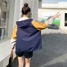 2022年秋季新款休闲宽松时尚百搭风衣外套，女装风衣，靓星雨
