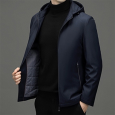 中年男新款冬季加厚棉服爸爸冬装连帽棉衣外套BL82228-P155，男装棉衣，星座1105-3