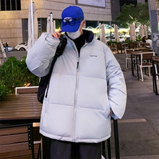 男士加厚棉衣男冬季情侣款休闲棉服刺绣立领棉袄A266-WMY2230-P65，男装棉衣，电商A266