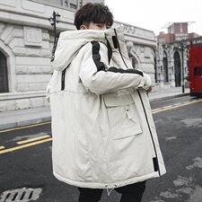 冬季棉衣青少年棉袄加厚保暖休闲韩版连帽外套男装棉服DS307T，男装棉衣，电商A102