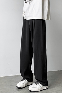 8XL-M 特大码休闲百搭垂坠感西裤直筒宽松长裤西装裤男K926P55图片