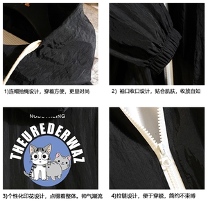 FS63160-P55 薄款防晒衣男透气防紫外线钓鱼外套冰丝防晒服图片