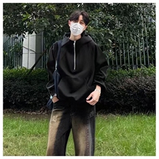 网图秋季重磅直播380克全棉拉链套头连帽卫衣外套AH908-P45，女装短外套，四季星座610B