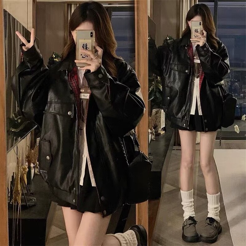 W9352-P78潮流秋季新款外套潮流上衣服男女夹克韩版百搭2025,男装夹克,电商B323A
