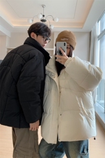 1506-1/MY2/P85男女纯色基础百搭面包服棉衣情侣棉服，男装棉衣，星座1506-1