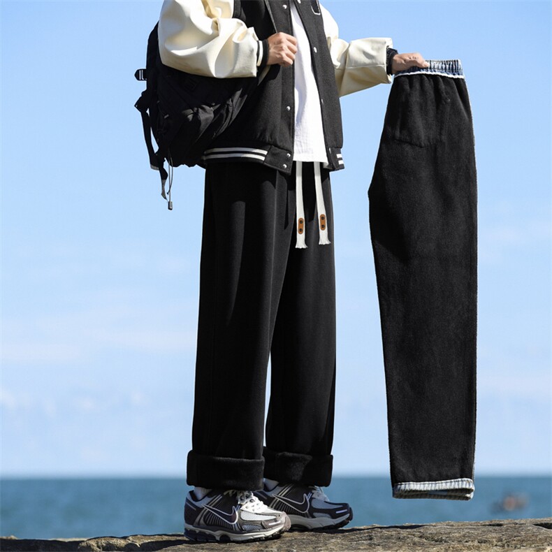 复古水洗美式潮流加厚新款宽松直筒男生休闲长裤子JRK829-特批-47,男装休闲裤,星座718-1