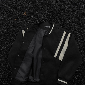 美式拼接撞色棒球服外套男潮牌603-P63图片