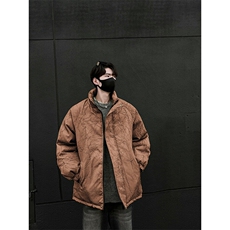 现货MY1108-特P85冬季棉衣小众美式宽松情侣棉衣男大码外套潮，男装棉衣，电商A059