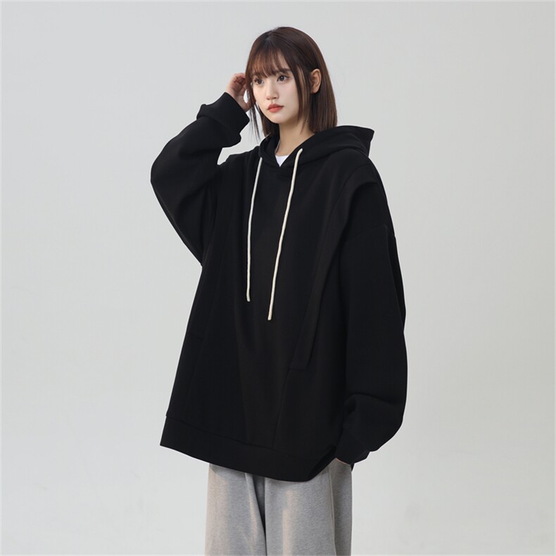 WY5001/P65春装新款高品质不起球连帽个性卫衣男潮流宽松上衣外套，女装卫衣/绒衫，电商A141