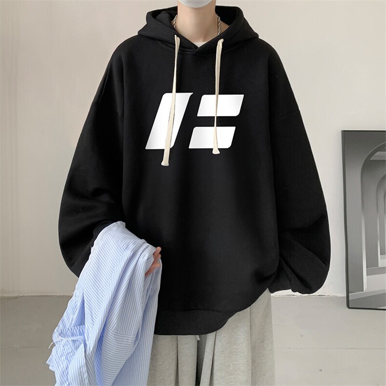 连帽卫衣男大码胖子帽衫大号运动服WY2435-P35图片