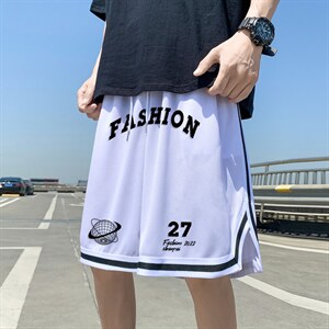 ！2023夏季男士冰丝速干短裤潮流运动篮球五分裤DK210P35图片