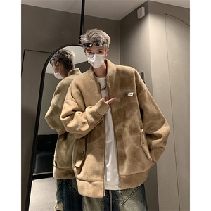 美式复古棒球服男2025秋季潮牌工装飞行夹克 XZ514-2-24246-P118图片
