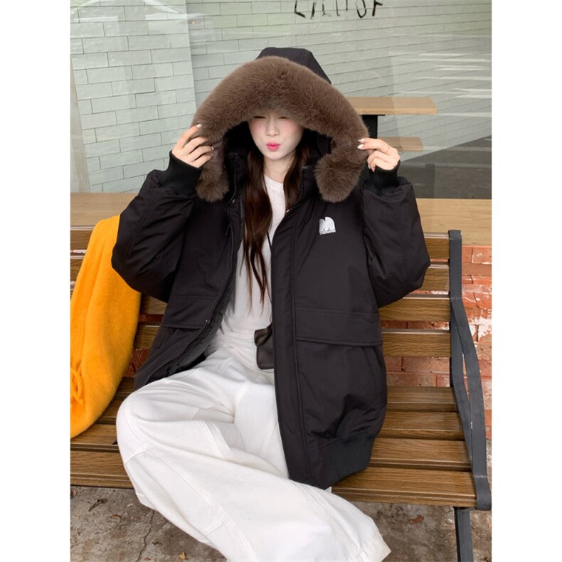 A596-P110工装棉服冬季新款大毛领加厚派克服棉衣韩版外套，男装棉衣，星座911