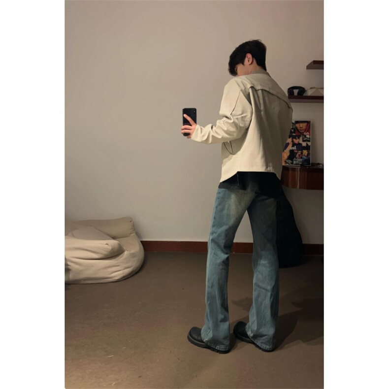 【有货】cleanfit高级感玉米格外套底特律工装夹克8252LL-特P65,男装夹克,星座1007（原301D）