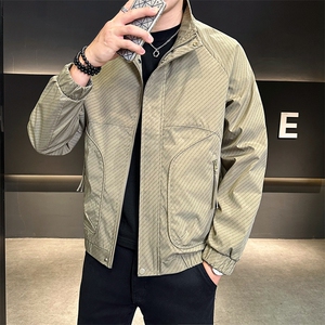 JK406-P80 2025秋季新款时尚青年百搭休闲夹克外套图片