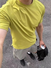 网图现货！网眼夏季专属短袖超透气轻薄户外运动-LK80070-特批25，男装T恤，电商A061