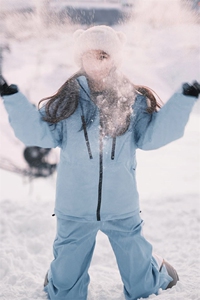 防泼水单板双板滑雪服男女加厚滑雪衣裤套装M42+K1002J加绒-P240图片